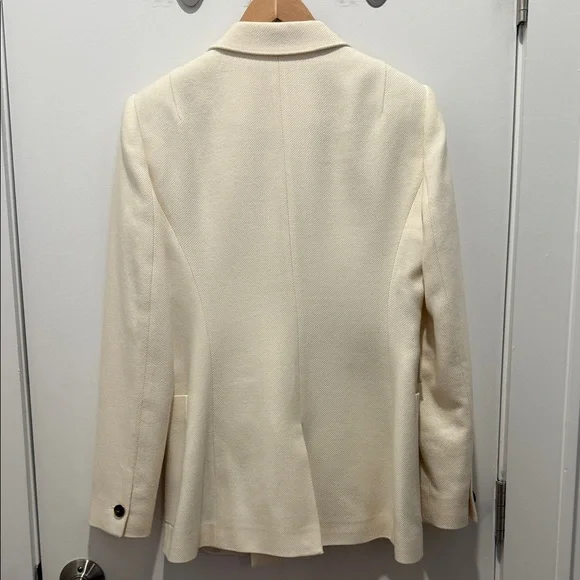 Reid’s Women's Ivory Double-Breasted Blazer US Size 6 - Picture 4 of 7